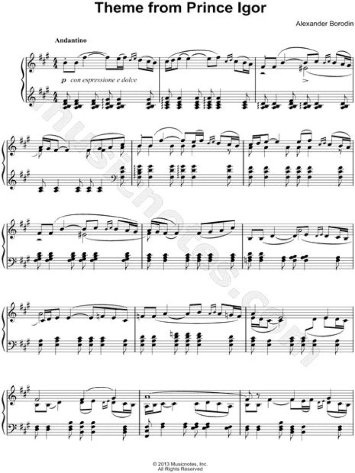 What Broadway musical utilized some of the melodic themes from Prince Igor?