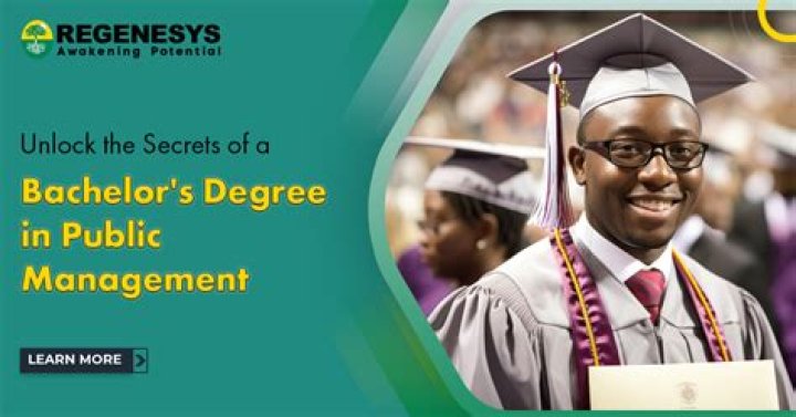 What can I do with a degree in public management?