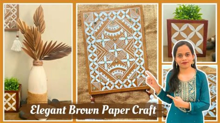 What can I make out of brown paper?