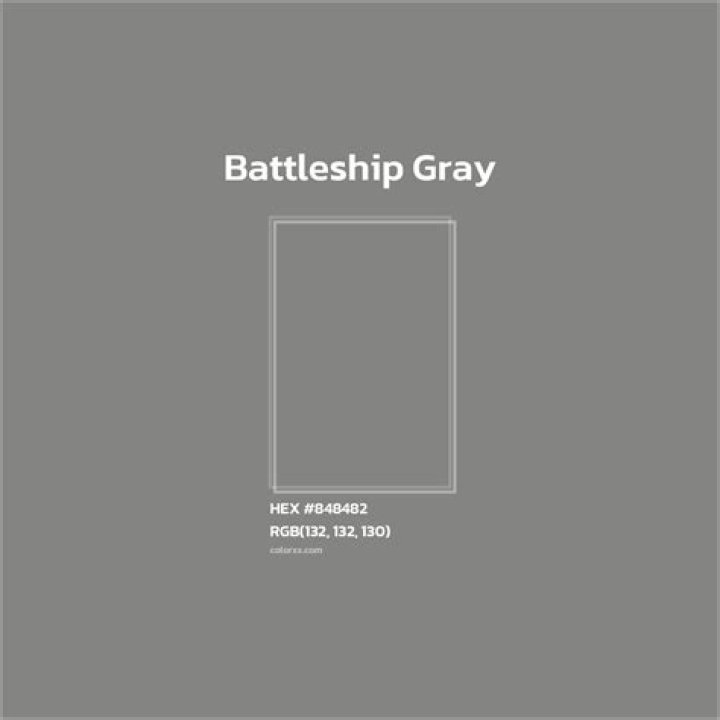 What colour is Battleship grey?