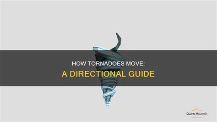 What direction do tornadoes rotate?