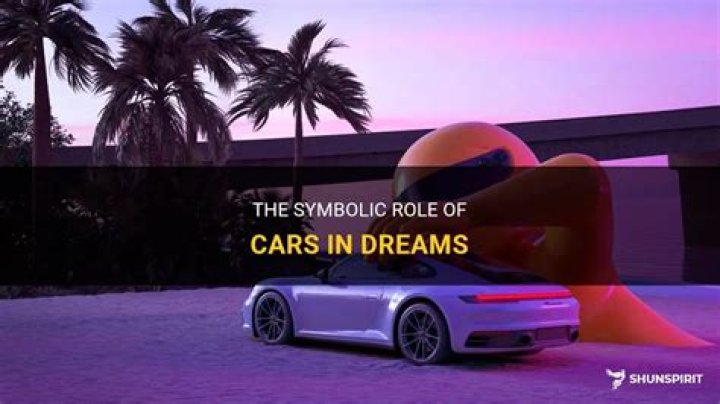 What do cars represent in dreams?