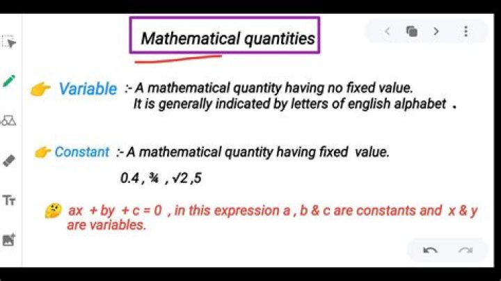 What do quantity mean in math terms?
