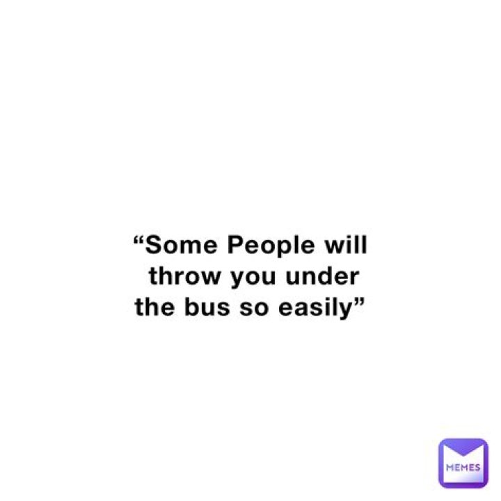 What do you do when a coworker throws you under the bus?