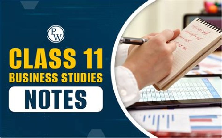 What do you study in Business Studies class 11?