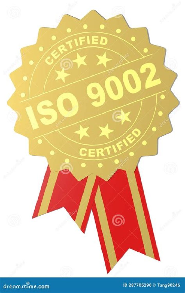 What does ISO 9002 certified mean?