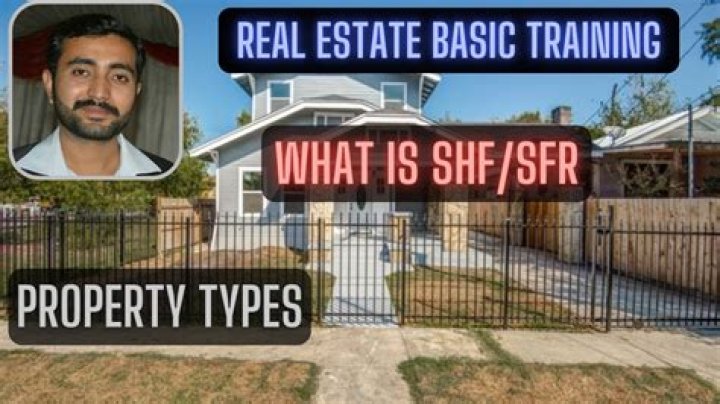 What does property type SFR mean?
