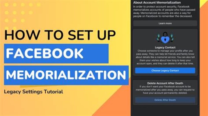 What happens to a Facebook account when someone dies?