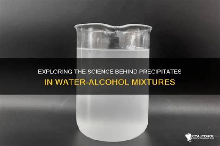 What happens when water and alcohol are mixed?