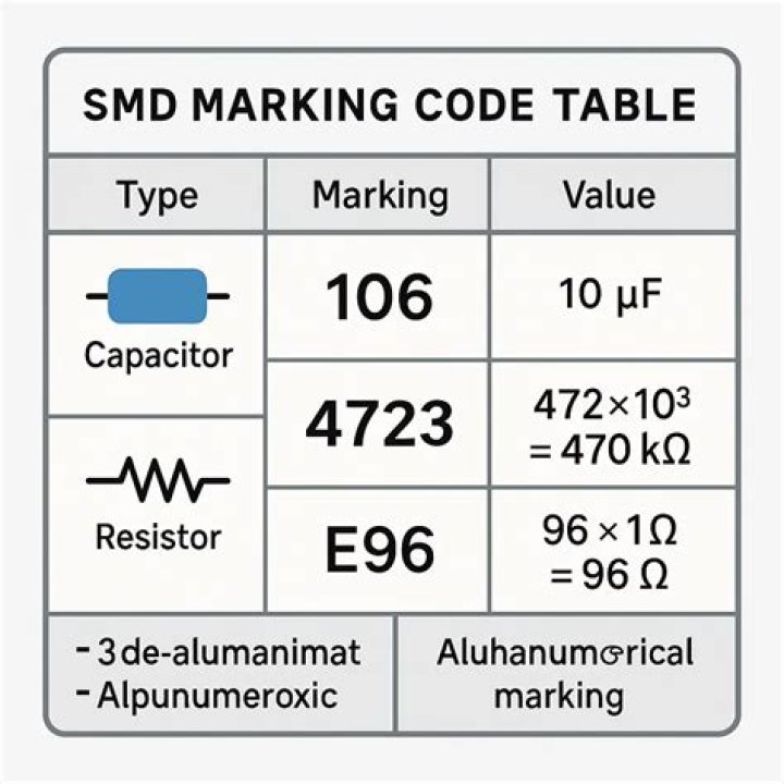 What is a SMD code?