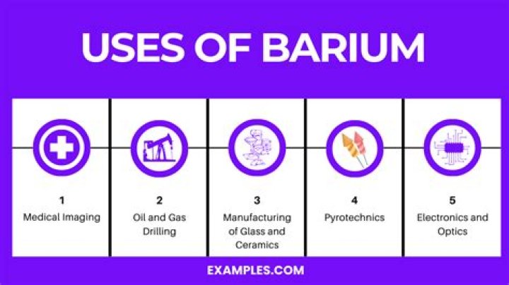 What is barium bromide used for?
