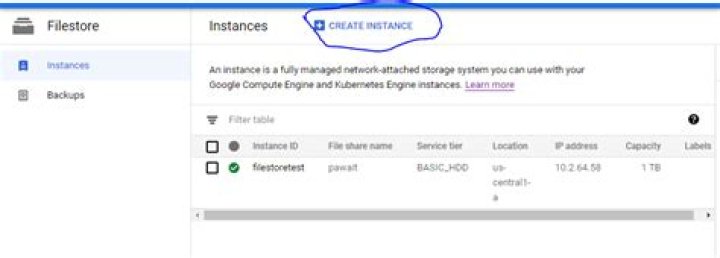 What is filestore GCP?