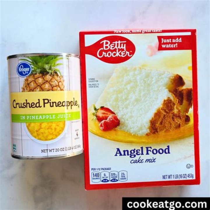 What is in a box of angel food cake mix?