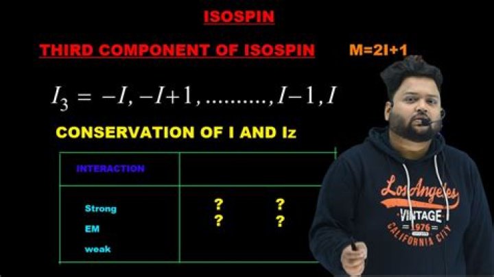 What is isospin conservation?