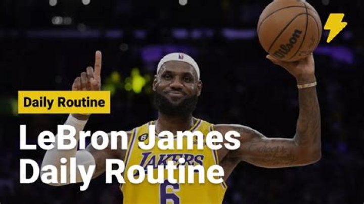 What is LeBron James daily routine?
