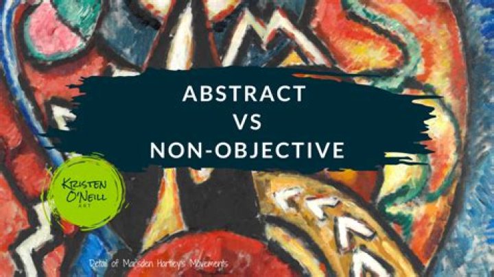 What is objective and non objective art?