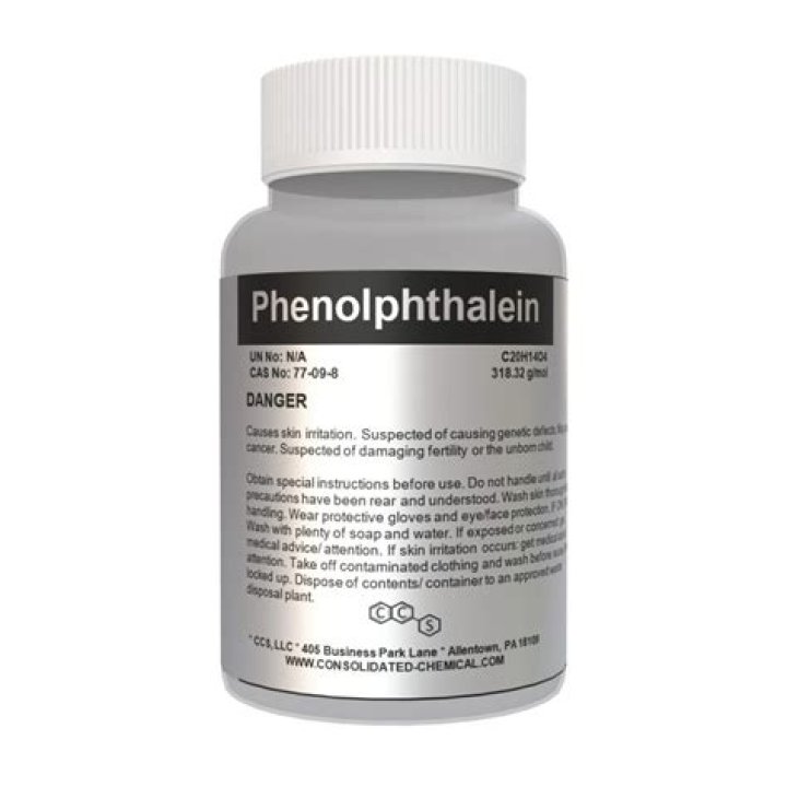 What is phenolphthalein powder?