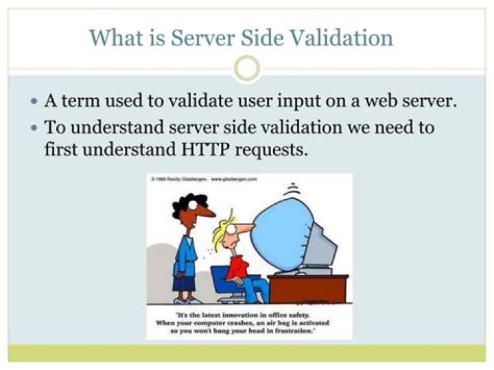 What is server side validation in PHP?