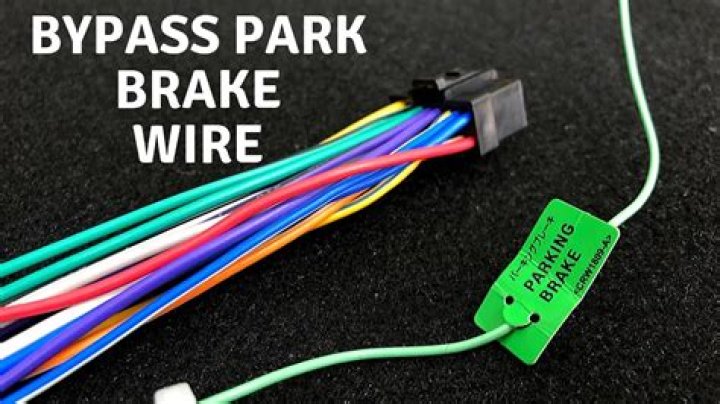 What is the brake wire on a car stereo?