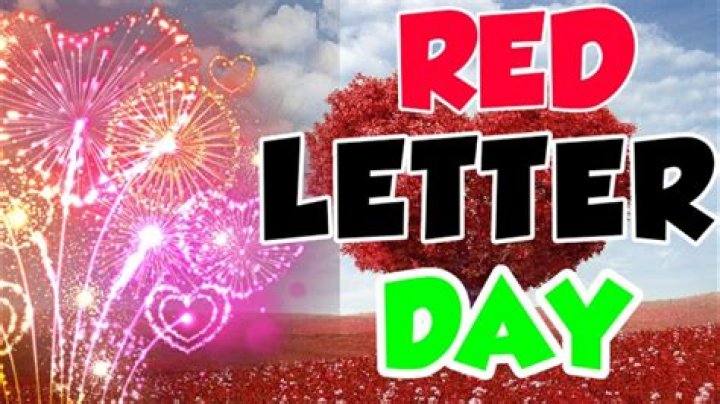 What is the idiom of a red-letter day?
