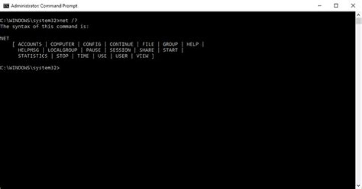 What is the net view command?