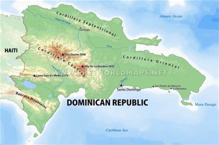 What is the terrain of Dominican Republic?