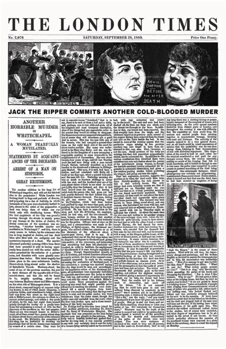 What is the writing on the wall Jack the Ripper?