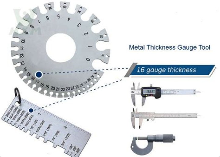 What is thicker 14 or 16 gauge steel?