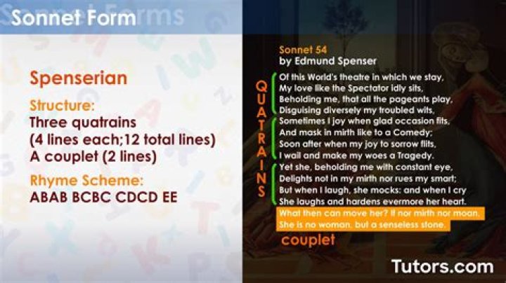 What makes a Petrarchan sonnet?