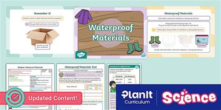 What materials are waterproof ks1?