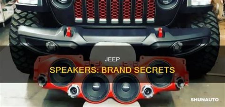 What speaker brand does jeep use?