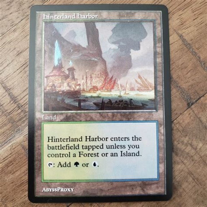 What type of land is Hinterland Harbor?