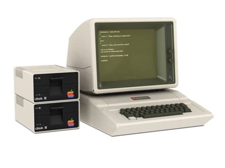 What was new and unique about Apple II launched 1977?