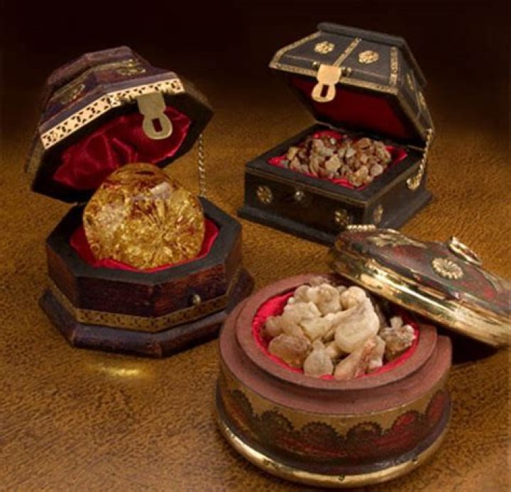 What was the purpose of gold frankincense and myrrh?