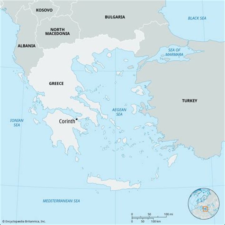 Where is Korinthia on the map?