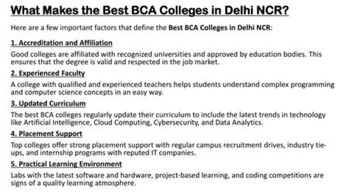 Which college is better for BCA in Delhi?