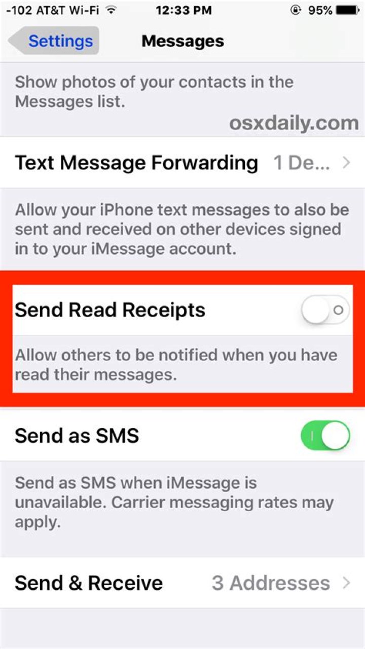 Why does iMessage not send read receipts?