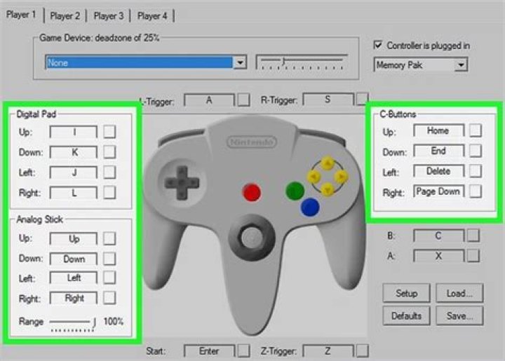 Why does Project 64 say no controller?