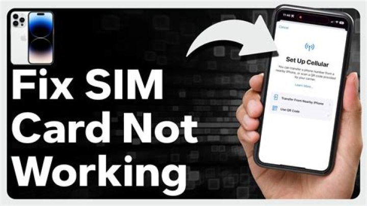Why suddenly SIM card is not working?